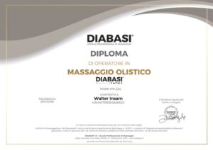 diploma massaggio Olistico